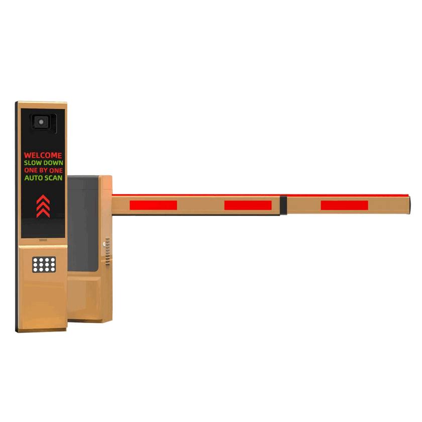 Barrera de brazo de 6 m ajustable con mando de largo alcance