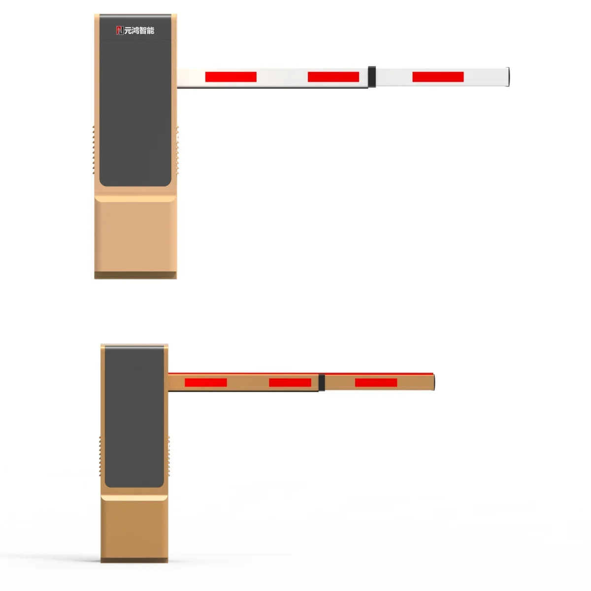 Barrera brushless de brazo recto con integración por API